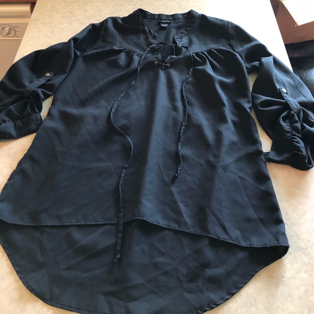 Rue 21 Lace-up Shirt